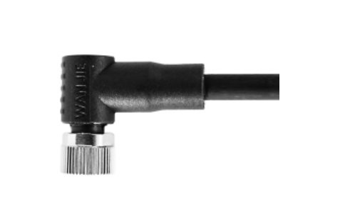 M8 암 직각 UnShield A-코딩 6PIN PUR 1.0M M8X1.0